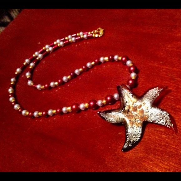 Handmade Starfish Necklace - Picture 2 of 6